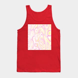 Pink and yellow blobs Tank Top